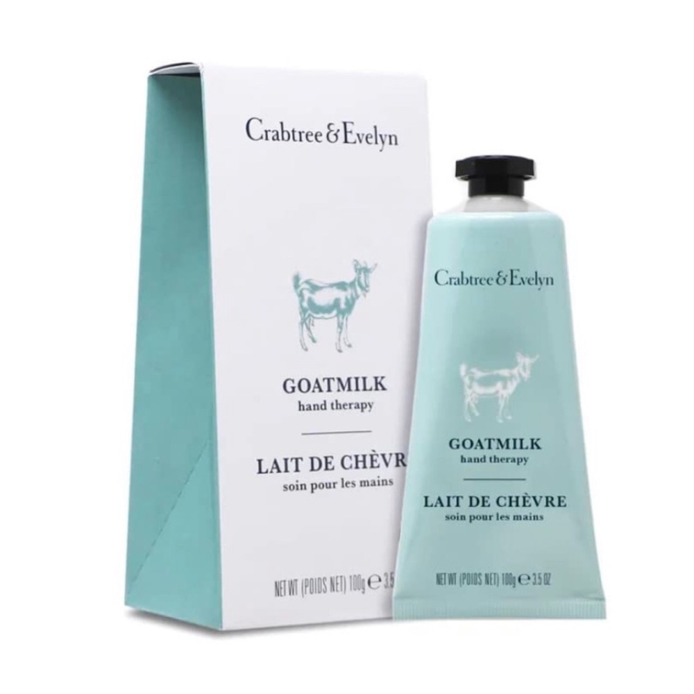 Crabtree & Evelyn Goat Milk Hand Therapy Cream 3.5 oz Moisturizer for Dr…